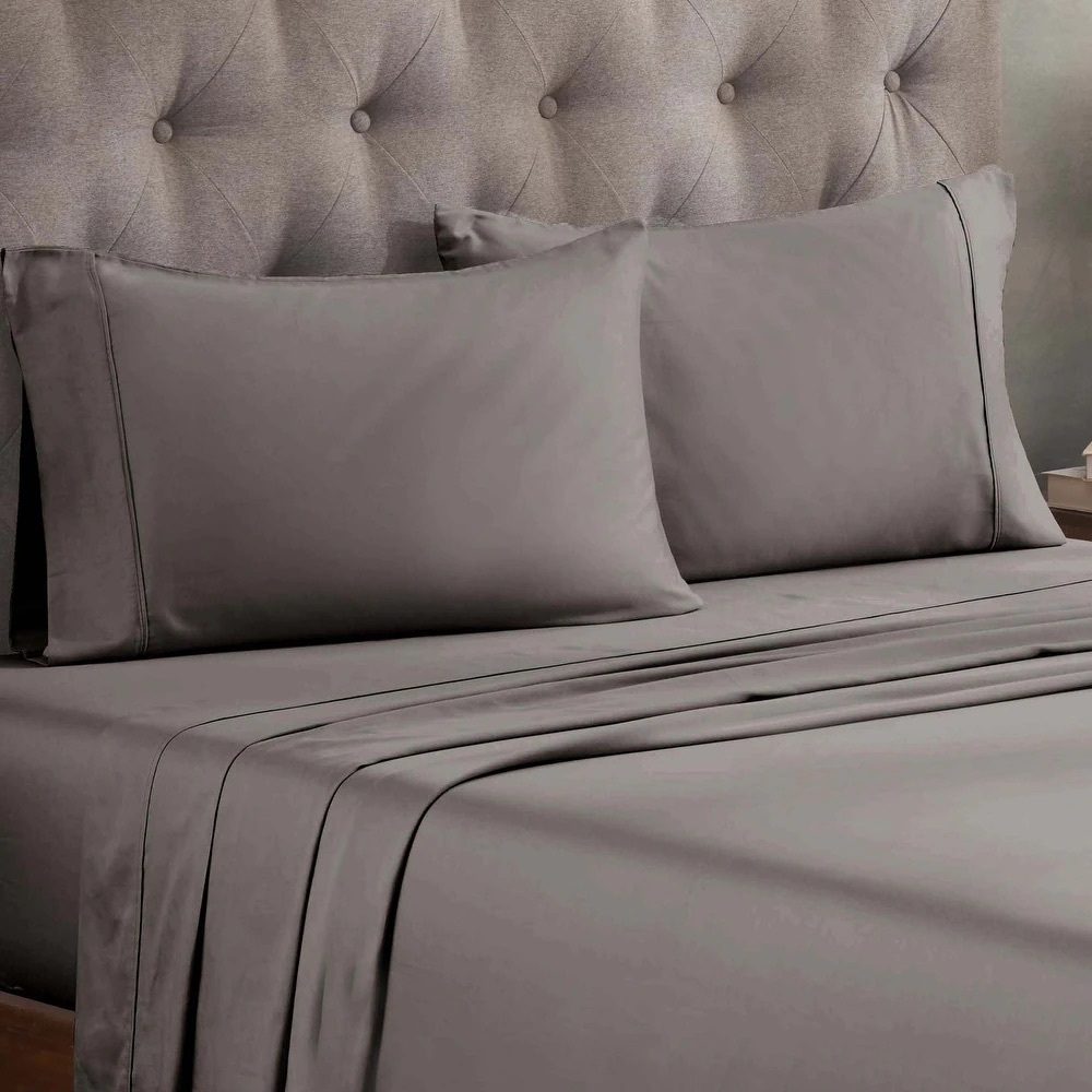 Superior Egyptian Cotton 300 Thread Count Solid Deep Pocket Sheet Set